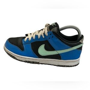 Nike Dunk Low SE Black/Blue/Mint Foam DR0165-001‎ GS Sz 7Y